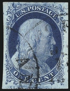 Sale 1017, Lot 78, 1c 1851-56 Issue (Scott 7-9)