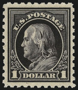 Sale 1017, Lot 824, 1912-15 Issues (Scott 405-460)
