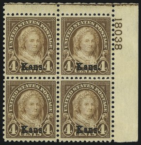 Sale 1017, Lot 870, 1922 and Later Issues (Scott 551 onwards)
