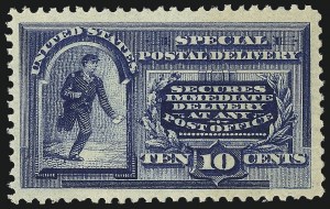 Sale 1017, Lot 904, Special Delivery, Registration (Scott E1-E11, F1)