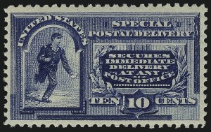 Sale 1017, Lot 905, Special Delivery, Registration (Scott E1-E11, F1)