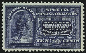 Sale 1017, Lot 908, Special Delivery, Registration (Scott E1-E11, F1)