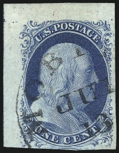 Sale 1017, Lot 91, 1c 1851-56 Issue (Scott 7-9)