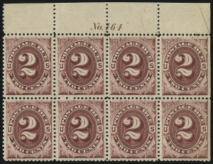 Sale 1017, Lot 923, Postage Due (Scott J2-J63)