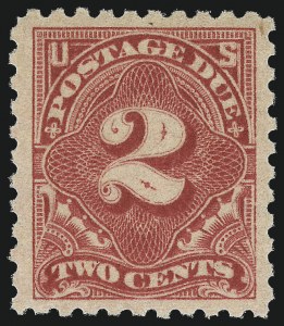 Sale 1017, Lot 938, Postage Due (Scott J2-J63)