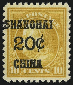 Sale Number 1017, Lot Number 946, Offices in China (Scott K1-K14)
