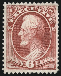 Sale 1017, Lot 958, Officials (Scott O6-O126)