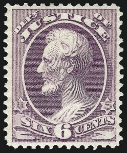 Sale 1017, Lot 961, Officials (Scott O6-O126)