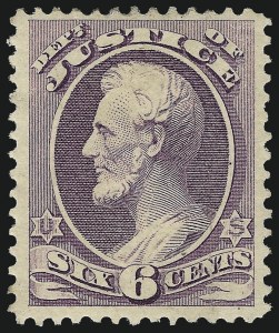 Sale 1017, Lot 981, Officials (Scott O6-O126)