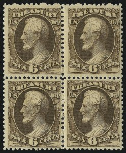 Sale 1017, Lot 982, Officials (Scott O6-O126)