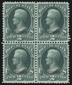 Sale 1017, Lot 991, Official Specimens and Officials Balance (OS)