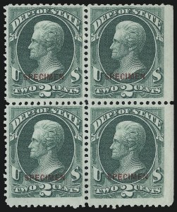 Sale 1017, Lot 992, Official Specimens and Officials Balance (OS)