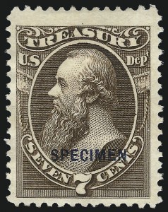 Sale 1017, Lot 993, Official Specimens and Officials Balance (OS)