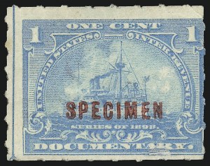 Sale 1019, Lot 1023, Revenues, incl. Battleship Documentary and Proprietary