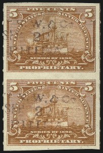 Sale 1019, Lot 1039, Revenues, incl. Battleship Documentary and Proprietary