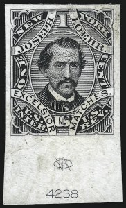 Sale 1019, Lot 1050, Private Die Proprietary, Die Proofs and Trial Color Proofs