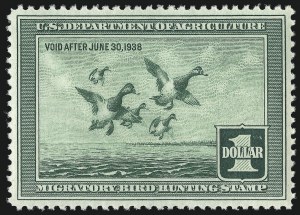 Sale 1019, Lot 1079, Hunting Permits