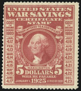 Sale 1019, Lot 1089, Savings Stamps and Official Seals