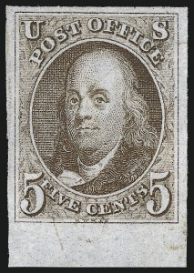 Sale Number 1019, Lot Number 302, 5c-10c 1847 Issue (Scott 1-2)
