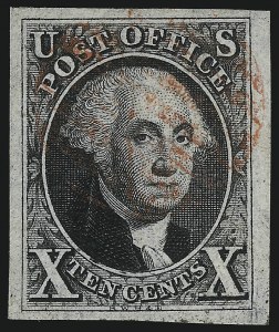 Sale 1019, Lot 320, 5c-10c 1847 Issue (Scott 1-2)