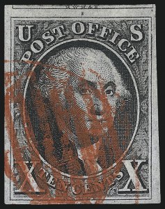 Sale 1019, Lot 321, 5c-10c 1847 Issue (Scott 1-2)