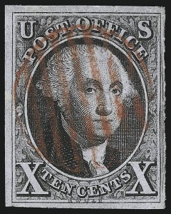 Sale 1019, Lot 323, 5c-10c 1847 Issue (Scott 1-2)