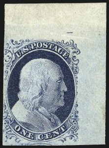 Sale 1019, Lot 337, 1c 1851-56 Issue (Scott 7-9)