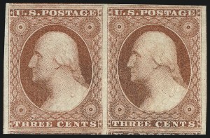 Sale 1019, Lot 344, 3c-12c 1851-56 Issue (Scott 10-17)