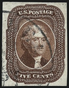 Sale 1019, Lot 351, 3c-12c 1851-56 Issue (Scott 10-17)