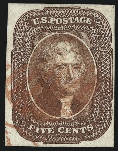Sale 1019, Lot 352, 3c-12c 1851-56 Issue (Scott 10-17)