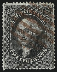 Sale 1019, Lot 380, 10c-90c 1857-60 Issue and 1875 Reprint (Scott 32-47)