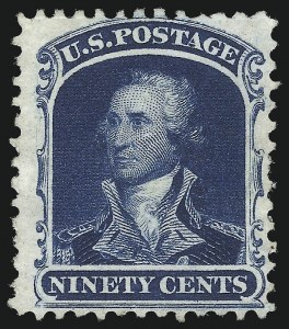 Sale 1019, Lot 387, 10c-90c 1857-60 Issue and 1875 Reprint (Scott 32-47)