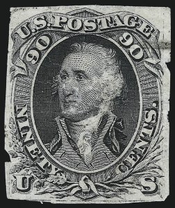 Sale 1019, Lot 388, 1861-66 Issue (Scott 63TC-78)