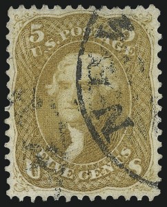 Sale 1019, Lot 393, 1861-66 Issue (Scott 63TC-78)
