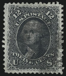 Sale 1019, Lot 416, 1867-68 Grilled Issue (Scott 83-101)