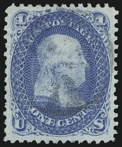 Sale 1019, Lot 417, 1867-68 Grilled Issue (Scott 83-101)