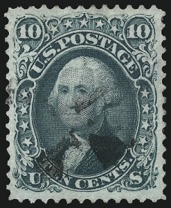 Sale 1019, Lot 421, 1867-68 Grilled Issue (Scott 83-101)