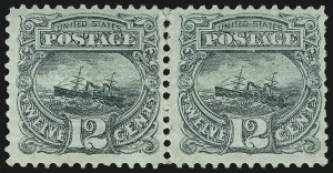 Sale 1019, Lot 455, 12c-90c 1869 Pictorial Issue (Scott 117-122)