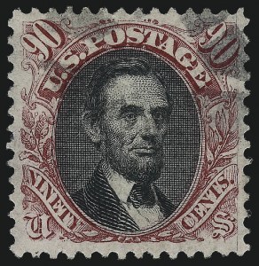 Sale 1019, Lot 473, 12c-90c 1869 Pictorial Issue (Scott 117-122)