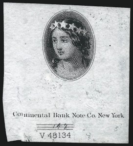 Sale 1019, Lot 495, 1870-88 Bank Note Issues, Continental Essays and Proofs