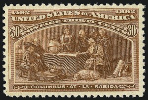 Sale 1019, Lot 551, 1c-50c 1893 Columbian Issue (Scott 230-240)