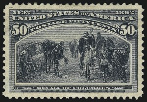 Sale 1019, Lot 554, 1c-50c 1893 Columbian Issue (Scott 230-240)