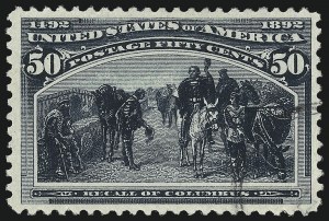 Sale 1019, Lot 559, 1c-50c 1893 Columbian Issue (Scott 230-240)