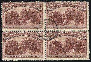 Sale 1019, Lot 569, $1.00-$5.00 1893 Columbian Issue (Scott 241-245)