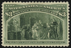 Sale Number 1019, Lot Number 570, $1.00-$5.00 1893 Columbian Issue (Scott 241-245)