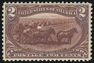 Sale 1019, Lot 623, 1c-50c 1898 Trans-Mississippi Issue (Scott 285-291)