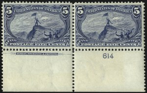 Sale 1019, Lot 627, 1c-50c 1898 Trans-Mississippi Issue (Scott 285-291)