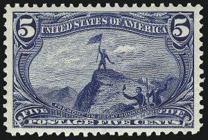Sale 1019, Lot 628, 1c-50c 1898 Trans-Mississippi Issue (Scott 285-291)