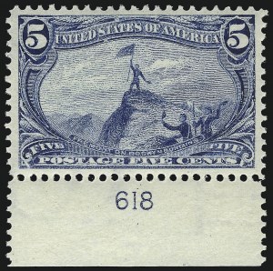 Sale 1019, Lot 629, 1c-50c 1898 Trans-Mississippi Issue (Scott 285-291)