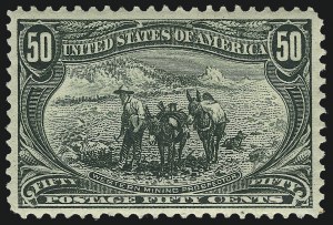 Sale 1019, Lot 638, 1c-50c 1898 Trans-Mississippi Issue (Scott 285-291)